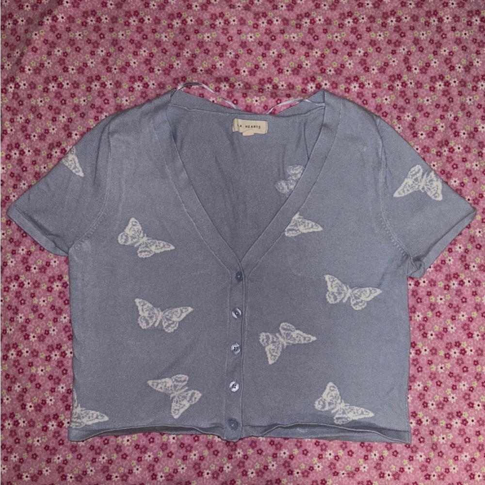 Y2k Butterfly Top